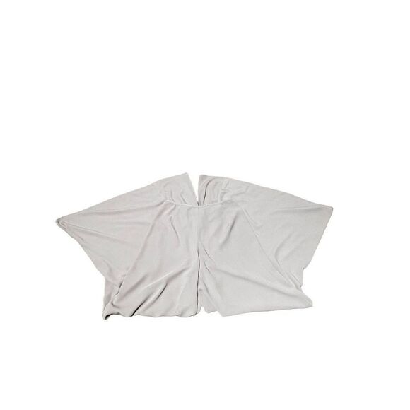 Palazzo Pants Tan Crepe Super Flared Leg Size Small - Picture 2 of 2